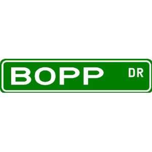  BOPP Street Sign ~ Family Lastname Sign ~ Gameroom 