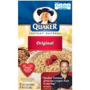  Quaker Instant Oatmeal  12 Individual Packets Pet 