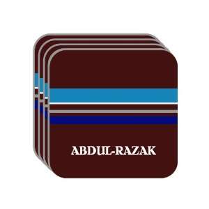  Personal Name Gift   ABDUL RAZAK Set of 4 Mini Mousepad 