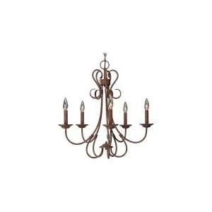 Clearance   Masira 5 Light Chandelier 23.5 W Progress Lighting P4043 