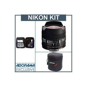 Nikon 16mm f/2.8D AF Fisheye Nikkor Lens Kit/with Hood 