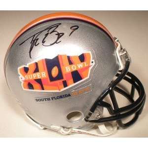  Drew Brees Autographed Superbowl XLIV Riddell Mini Helmet 