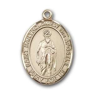  12K Gold Filled St. Bartholomew the Apostle Medal Jewelry