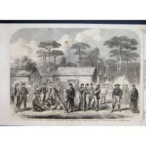   1862 Civil War America Prisoners Camp Georgia Roanoke