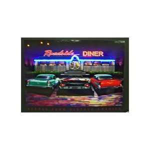  Roadside Diner Neon LED Poster