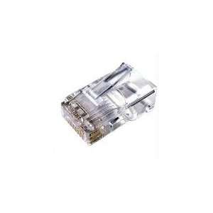   Cables Unlimited RJ45 CAT5e Solid Connector   100 Pack Electronics