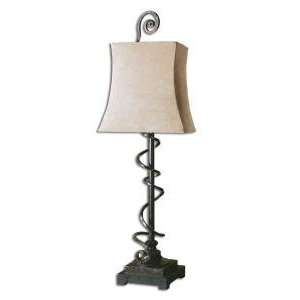  Wrapped Spiral Buffet Lamp