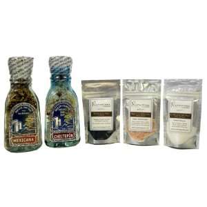 Riverstone Goods Gourmet HOT Mexicana & Chiltepin Sea Salt Gift Set 