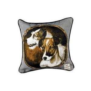Jack Russell Dog Animal Decorative Throw Pillow 17 x 17  
