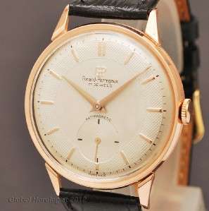 EXTRA LARGE GIRARD PERREGAUX 18K SOLID GOLD MANUAL WIND MENS VINTAGE 