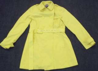 KENNETH COLE REACTION YELLOW TRENCH COAT SIZE 2XL  