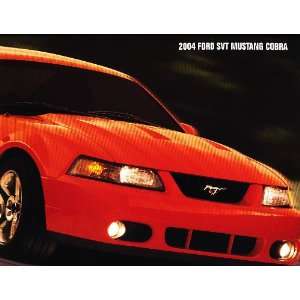  2004 Ford Mustang SVT Cobra Original Sales Brochure 