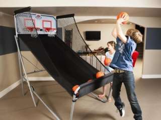   Commercial Double Shot Arcade Basketball Game w/ 7 Basketballs  