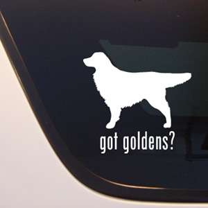 GOT GOLDENS? GOLDEN RETRIEVER DOG DECAL   DOGS STICKER  