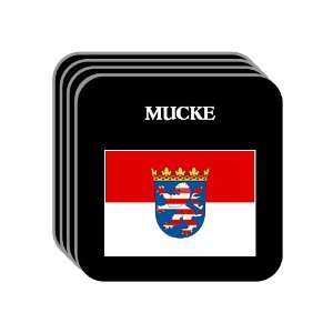  Hesse (Hessen)   MUCKE Set of 4 Mini Mousepad Coasters 