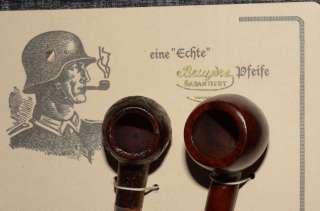 BRUYERE GARANTIERT PIPE WEHRMACHT from the WW2 *NEVER SMOKED* incl 
