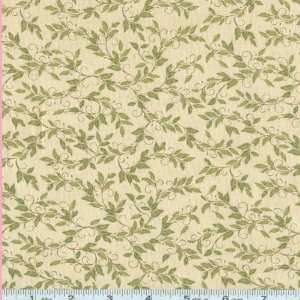  45 Wide Rise N Shine Vines Natural Fabric By The Yard 