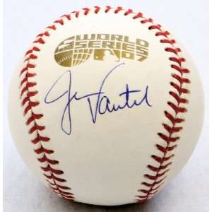  Jason Varitek Signed 2007 World Series Baseball 