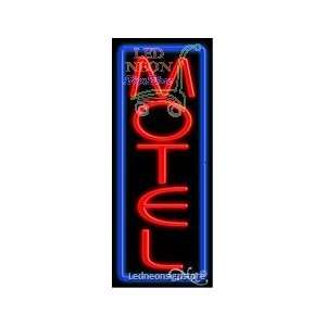 Motel Neon Sign 13 inch tall x 32 inch wide x 3.5 inch Deep inch deep 