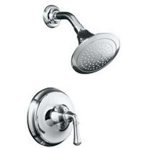  Kohler Brushed Chrome Forte Shower Faucet with Traditional 