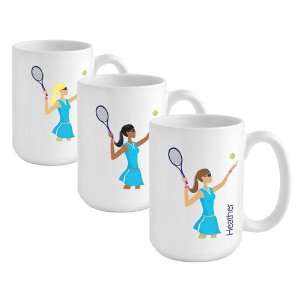 Baby Keepsake Go Girl Personalized Tennis Coffee Mug 