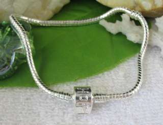 Silver plate Hope Bracelets Charm Bracelet 19cm W8364  