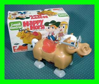 Vintage MorToys Happy Horse leash control walking toy  