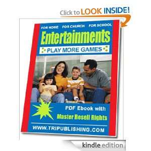 Entertainments For Home, Church And School   Play More Games Beverlee 