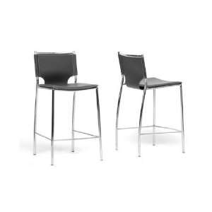  Montclare Leather Counter Stool Set of 2 by Wholesale 