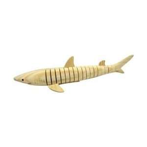  Darice Wood Wiggle Animal Shark 12X3 1/2; 6 Items/Order 