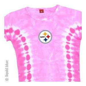 Pittsburgh Steelers Pink Womens Babydoll T Shirt  Sports 