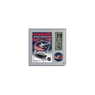  NHL Columbus Blue Jackets Team Desk Clock ** Sports 
