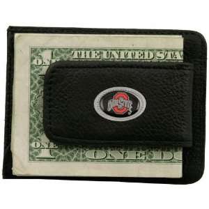   State Buckeyes Leather Card Holder & Money Clip