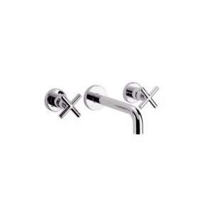 Whitehaus LUXE WIDESPREAD 3 HOLE WALL MOUNT LAVATORY FAUCET WHLX79207 