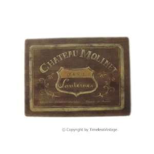  Tempered Glass French Wine Label Cutting Board / Cheese 