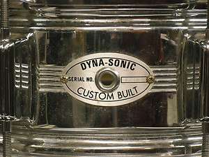 Vintage Rogers Dyna Sonic Sonic Snare Drum 14 x 5  