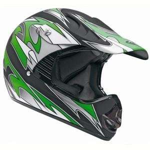  Vega Mojave Flat Finish Helmet   Large/Green Automotive