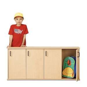 Young Time 7107YR441 4 Section Stackable Locker with Doors 