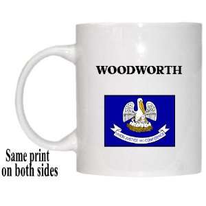 US State Flag   WOODWORTH, Louisiana (LA) Mug Everything 