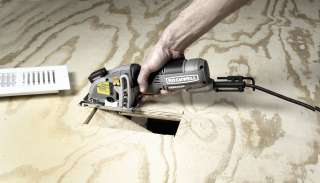 The VersaCut easily handles various types of cuts in wood, concrete 