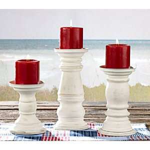  Sea Worthy Kicthen Pillar Candle Holder Set