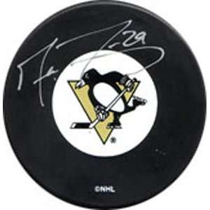 Marc Andre Fleury Signed Puck 