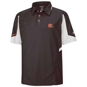  Reebok Cleveland Browns Brown Coaches Gravity Polo Sports 