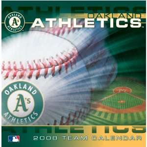  OAKLAND ATHLETICS 2008 MLB Daily Desk 5 x 5 BOX CALENDAR 