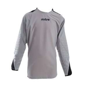  Mitre Boys Grey Football Goalkeeper Padded Shirt Top 