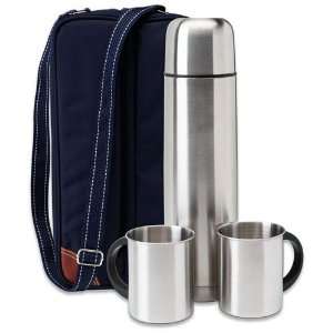  New Maxam 4pc Cold/Hot Beverage Set 1 Liter Stainless 