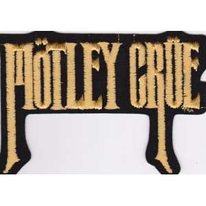  Motley Crue Rock Music Patch   Gold 