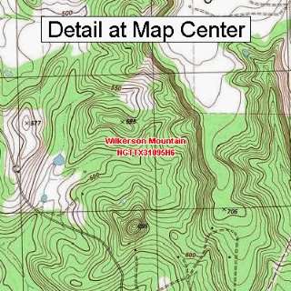  USGS Topographic Quadrangle Map   Wilkerson Mountain 