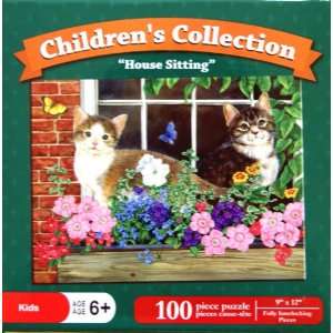   Collection Puzzle House Sitting 100 Piece Puzzle Toys & Games