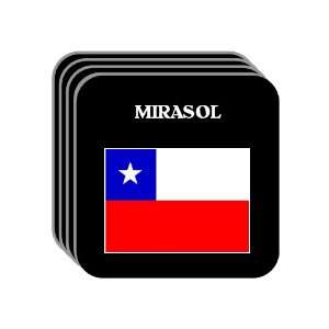  Chile   MIRASOL Set of 4 Mini Mousepad Coasters 